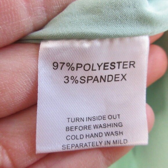 Sabo Odin Halter Cutout Mini Dress Small Mint Crinkle Texture Strappy Summer 242 - Picture 4 of 10